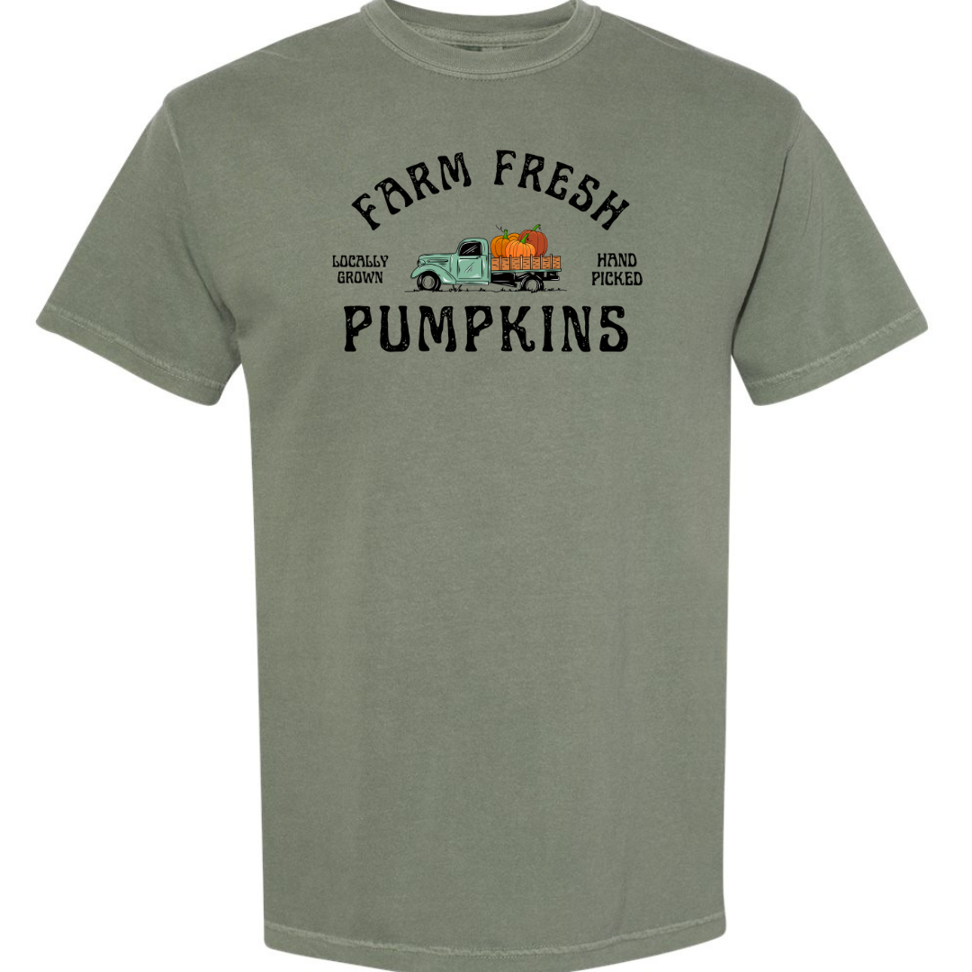 Farm Fresh Pumpkins Truck Fall Tshirt