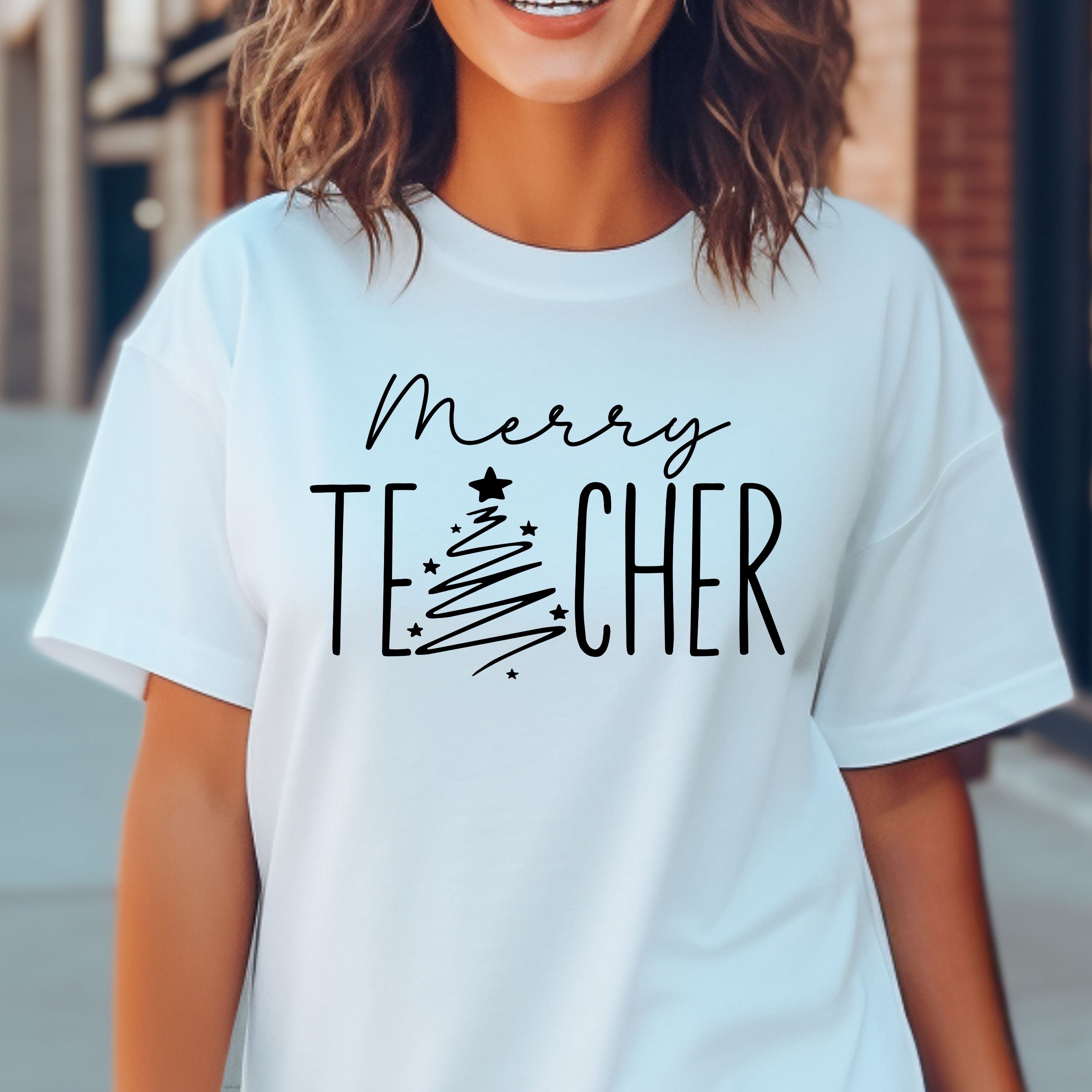 Merry Teacher Tshirt