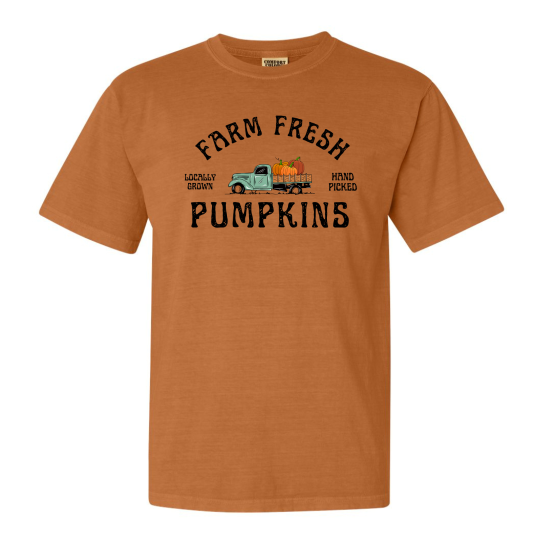 Farm Fresh Pumpkins Truck Fall Tshirt