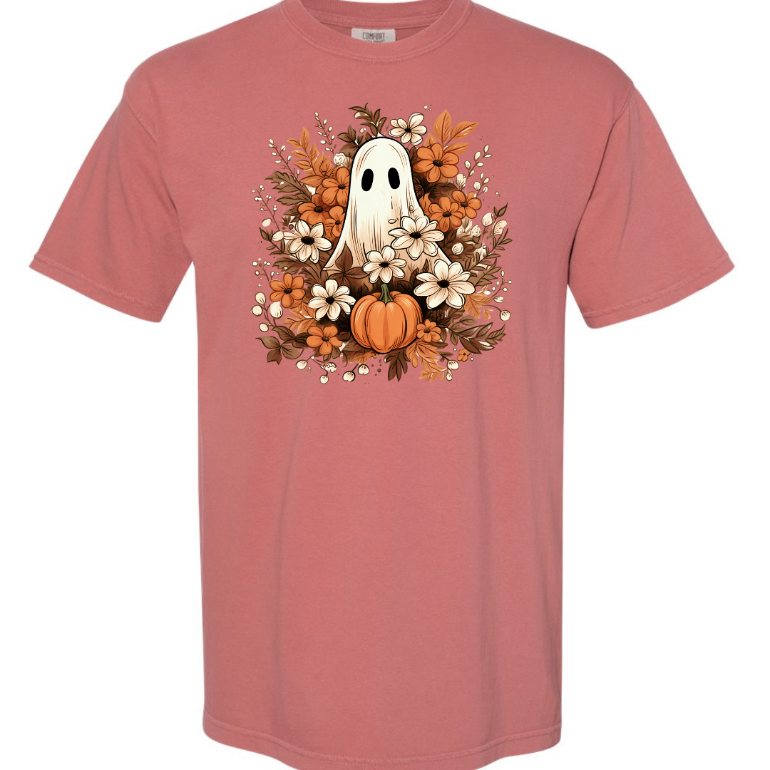 Ghost Floral Fall Tshirt