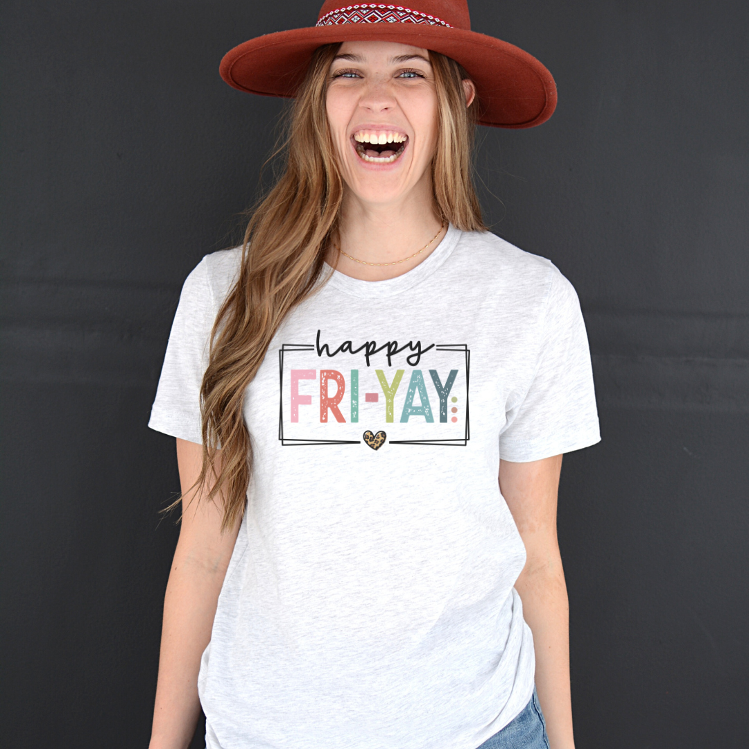 Happy Fri-yay Teacher Unisex Graphic Tee