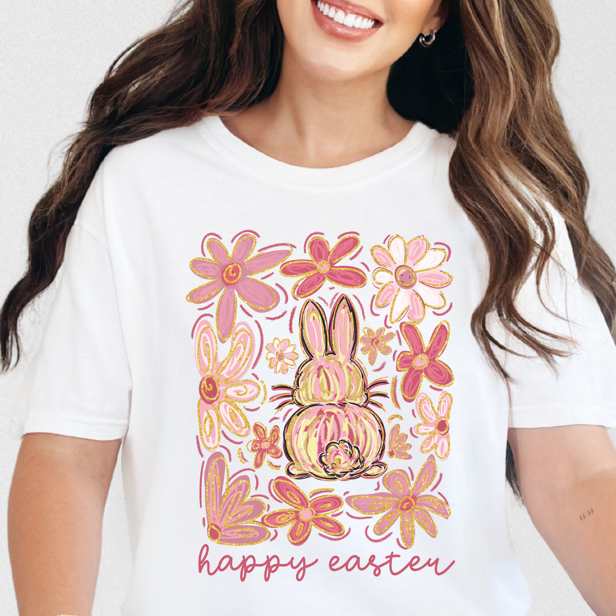 He Is Risen Matthew 28:6 Easter graphic Comfort Colors T-shirt in White