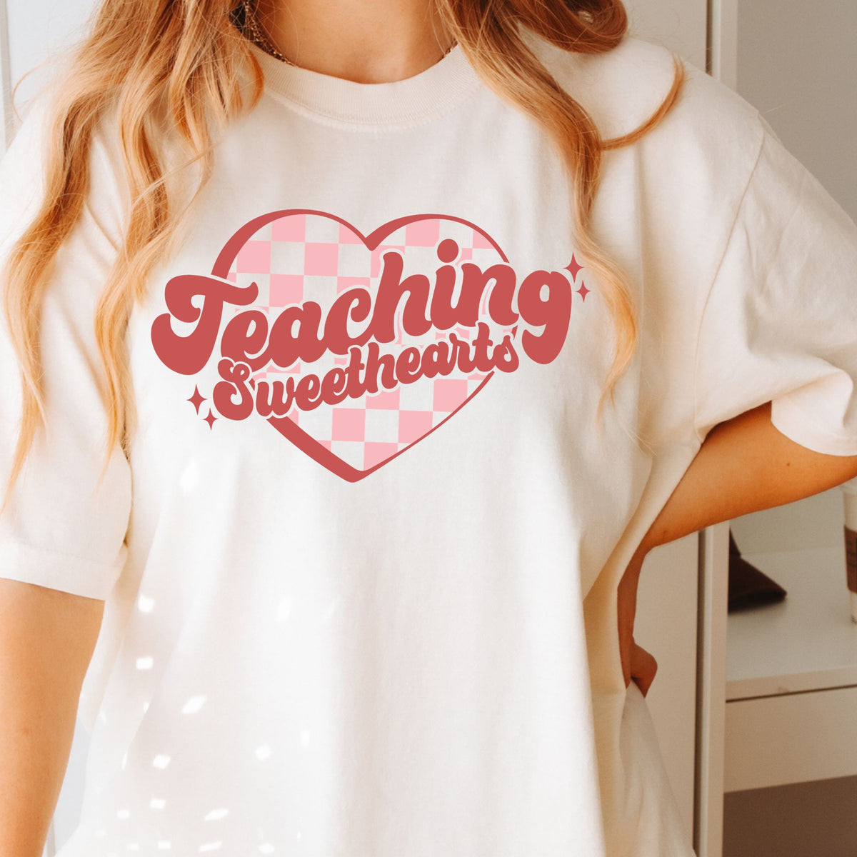 In My Valentine Era graphic T-shirt in Ivory
