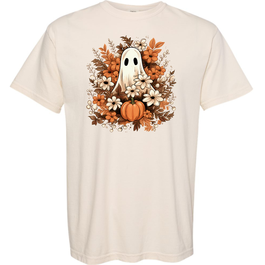 Ghost Floral Fall Tshirt