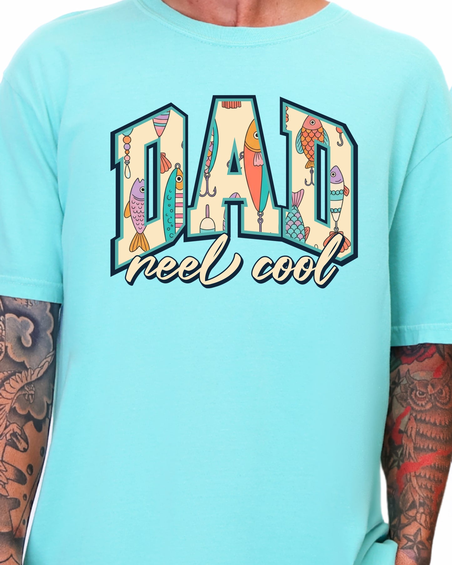 Reel Cool Dad Shirt, Fishing Dad Shirt, Fathers Day Gift for Dad, Fishing Lure Shirt, Lake Dad Tee, Gift for Grandpa, Husband Gift