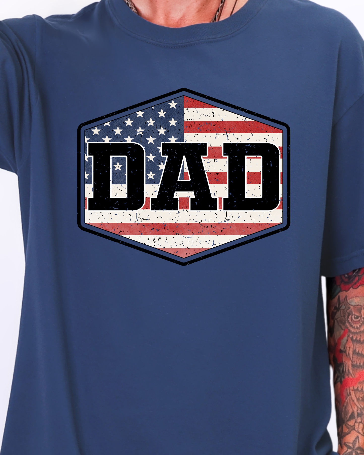 Patriotic Dad Shirt, Father’s Day Gift for Dad, American Flag Dad Tee, USA Dad Shirt, Gift for Grandpa, Birthday Gift for Dad