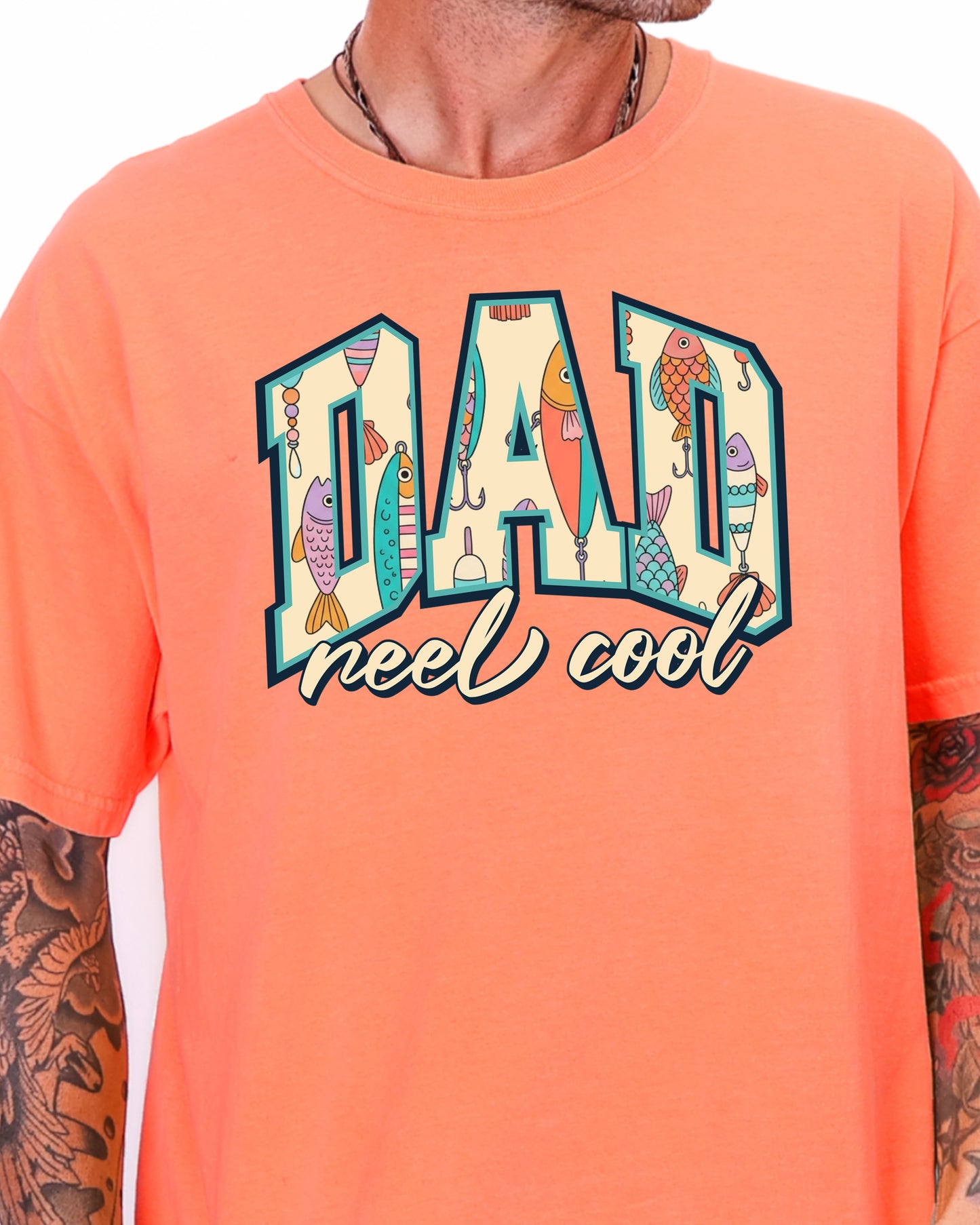 Reel Cool Dad Shirt, Fishing Dad Shirt, Fathers Day Gift for Dad, Fishing Lure Shirt, Lake Dad Tee, Gift for Grandpa, Husband Gift