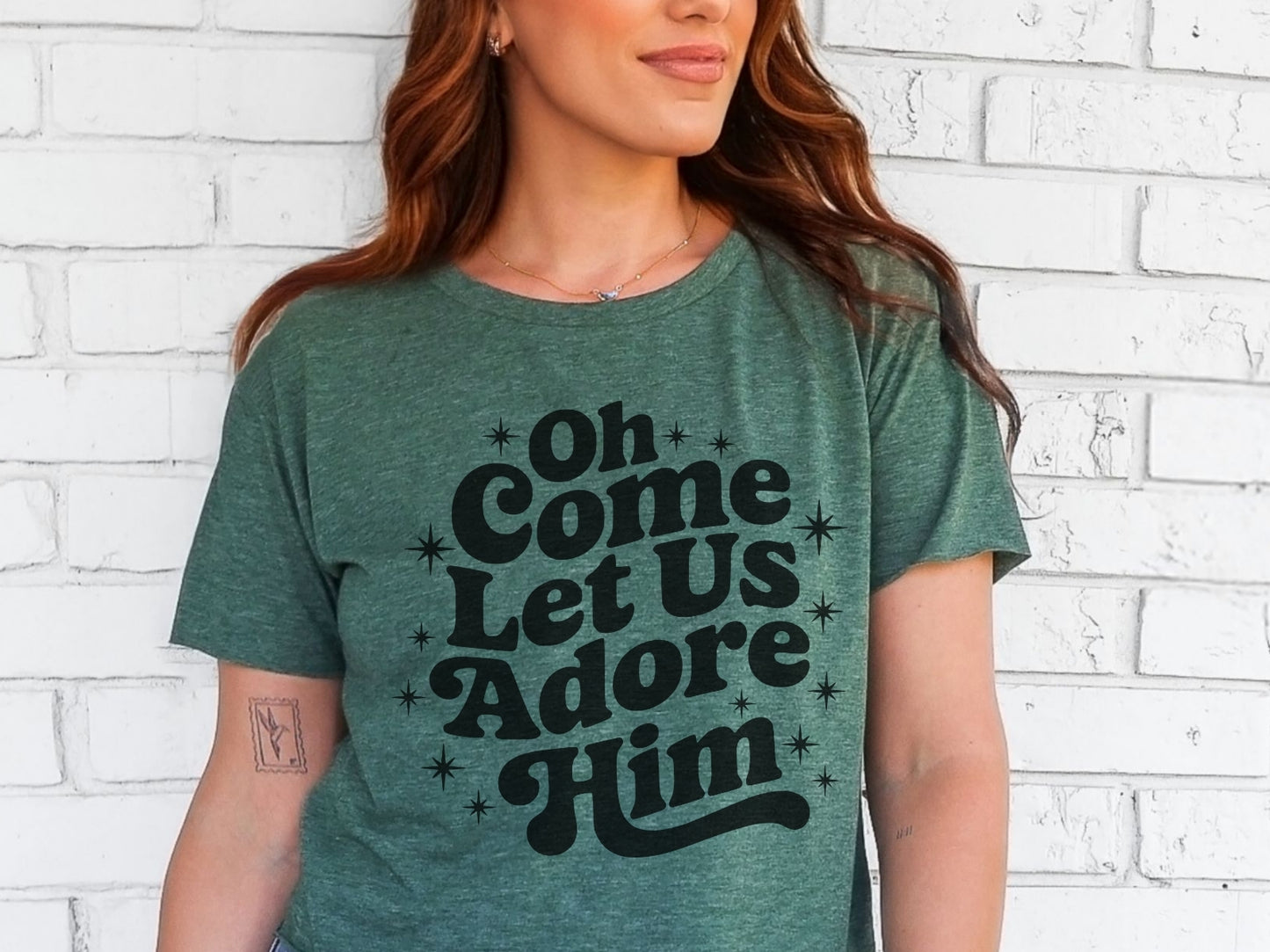 Oh Come Let us Adore Him T-Shirt