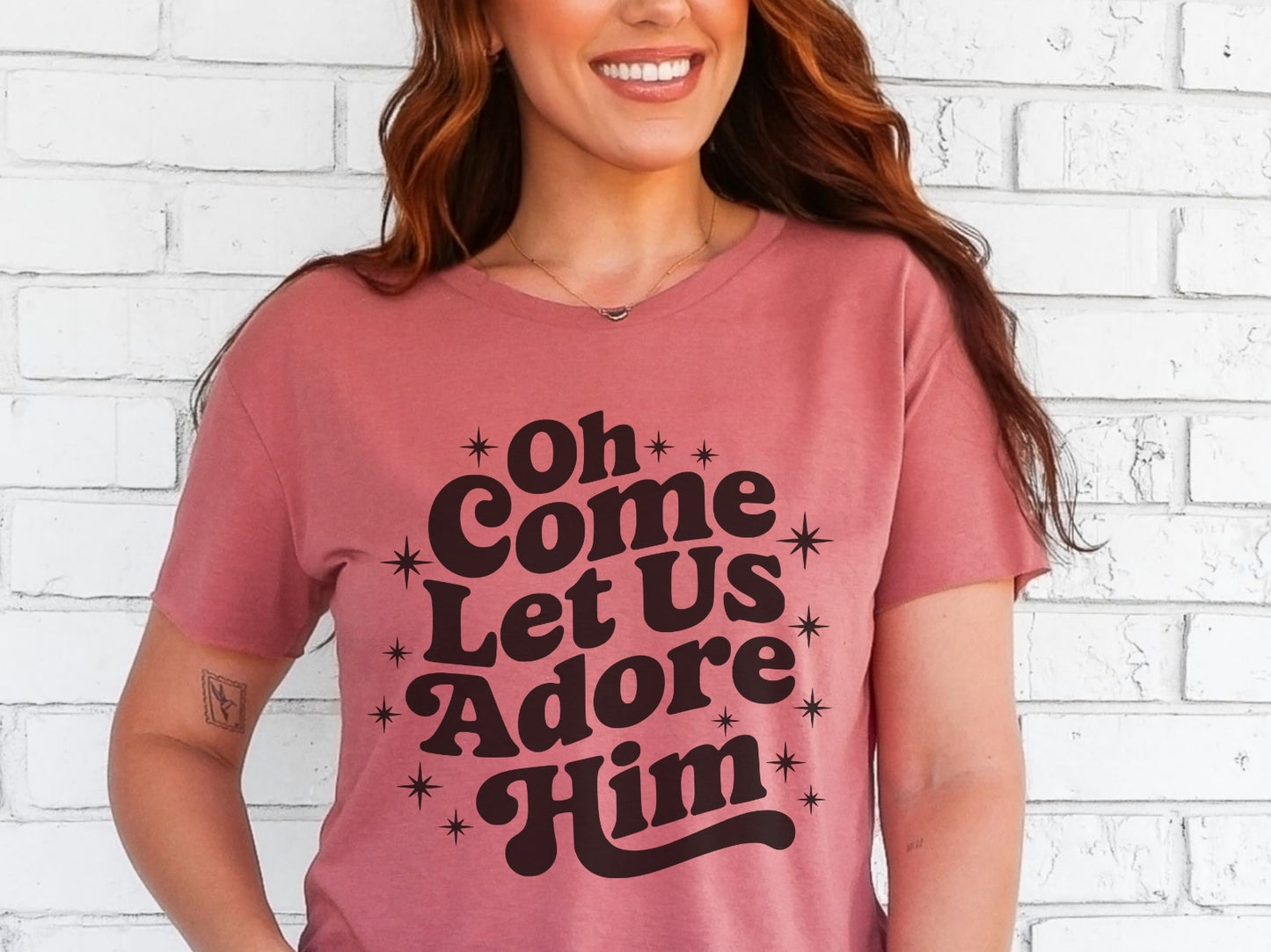 Oh Come Let us Adore Him T-Shirt