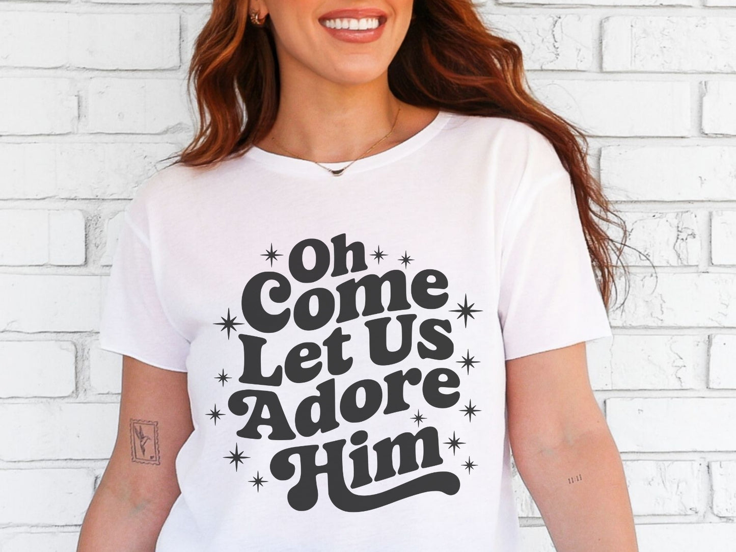 Oh Come Let us Adore Him T-Shirt