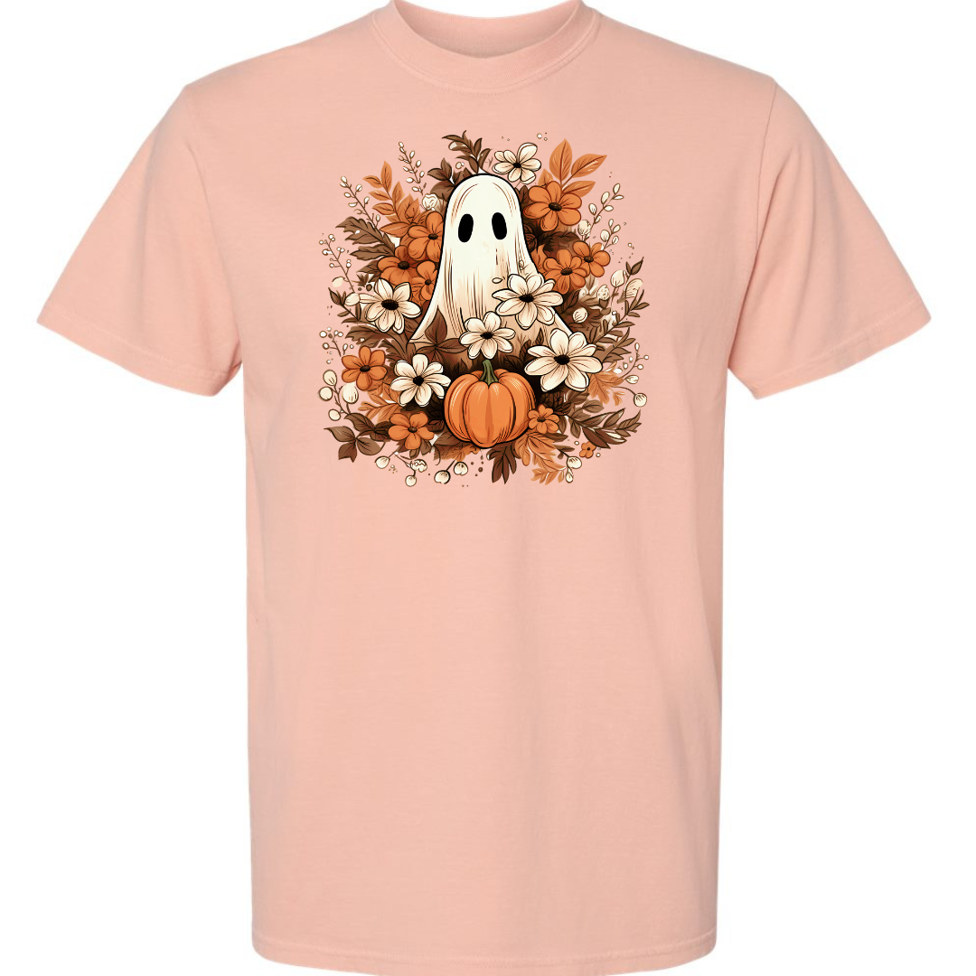 Ghost Floral Fall Tshirt