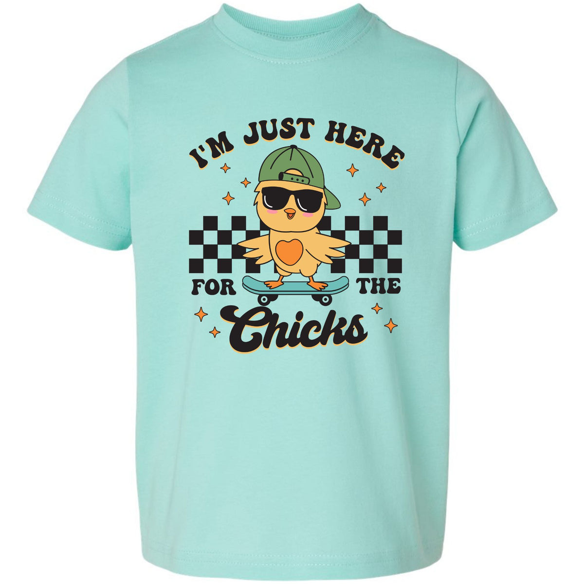 Rollin With My Peeps toddler graphic T-shirt in Chill