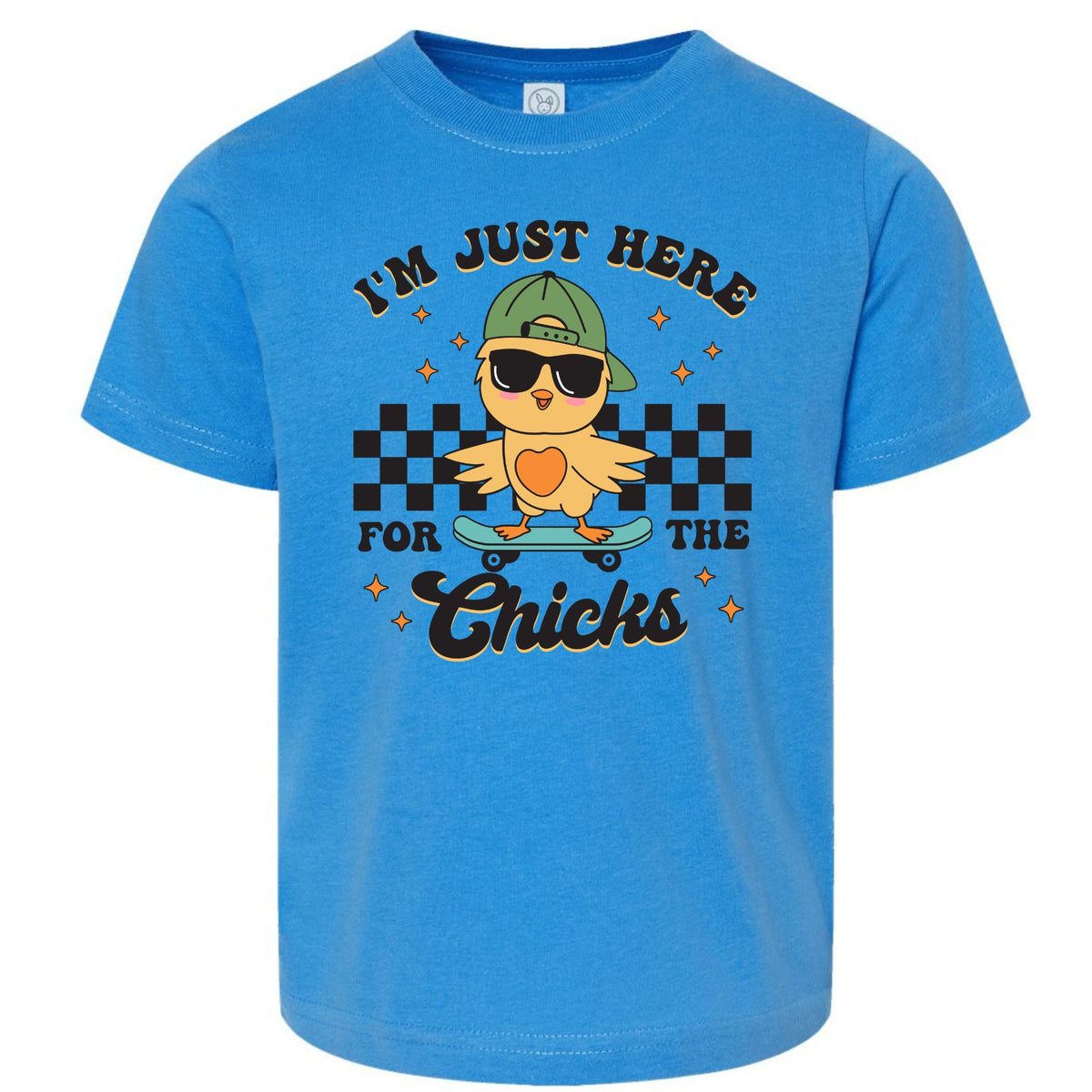 Rollin With My Peeps toddler graphic T-shirt in Tradewind