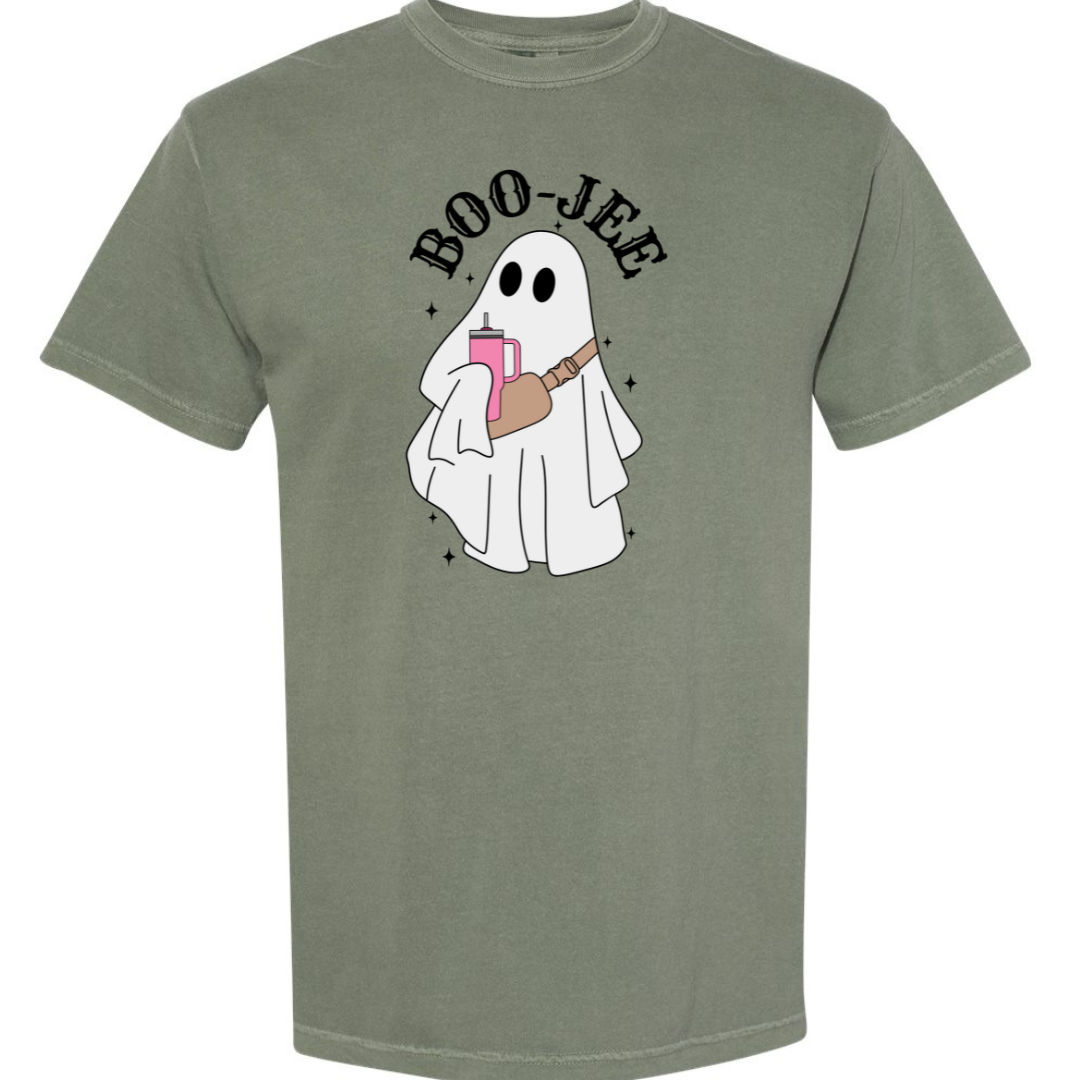 Boo-jee Ghost Floral Fall Tshirt