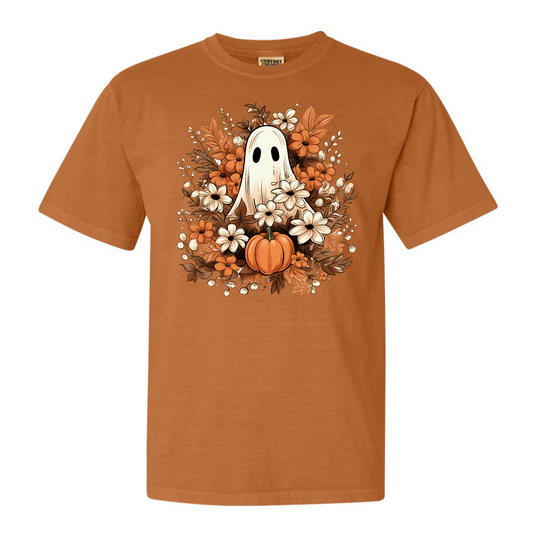 Ghost Floral Fall Tshirt