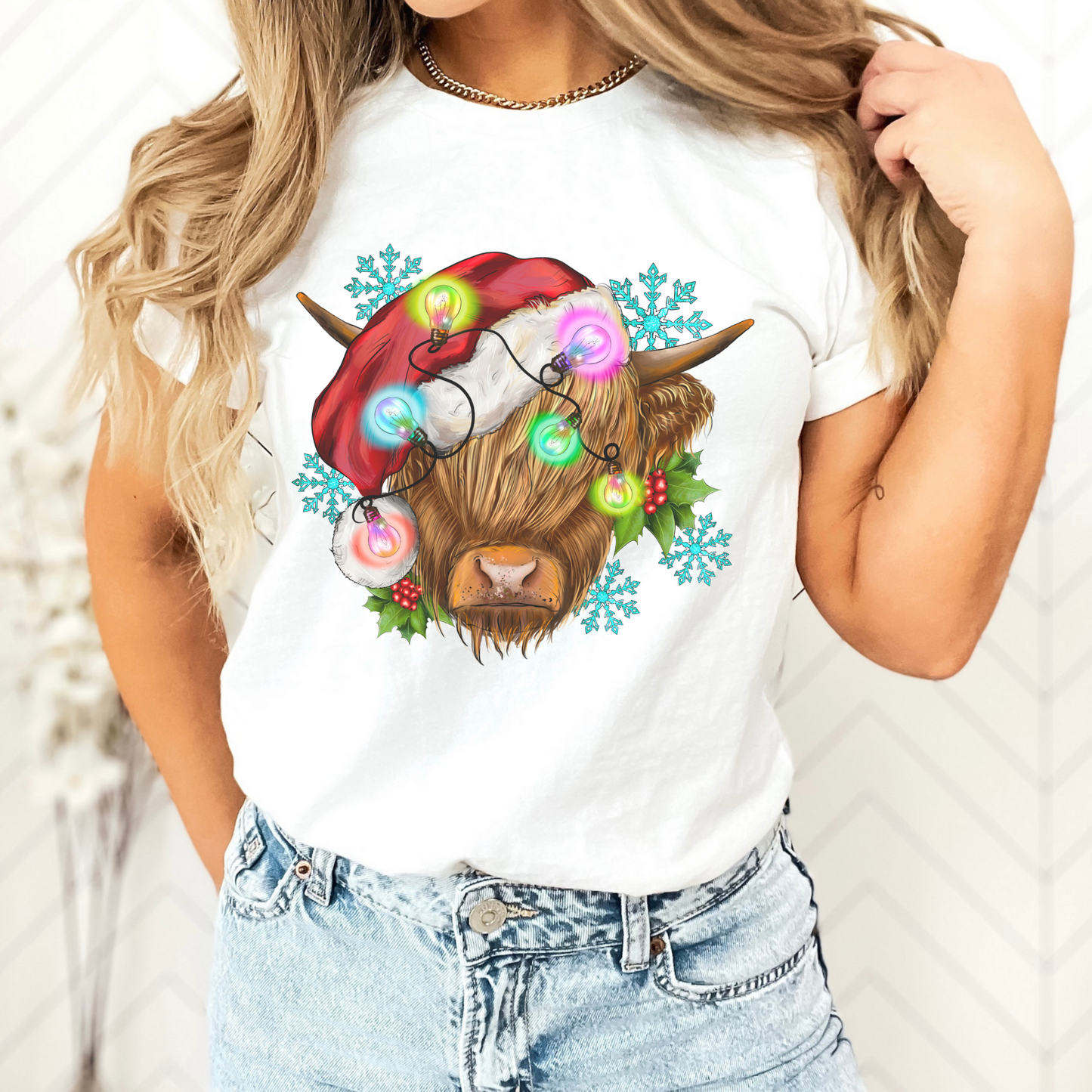 Cow Christmas Tshirt