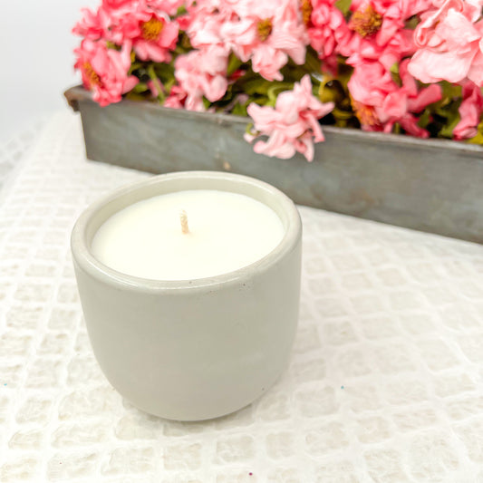 Champagne Toast  Handmade Soy Wax Candle With Concrete Vessel –  Catscandlesco
