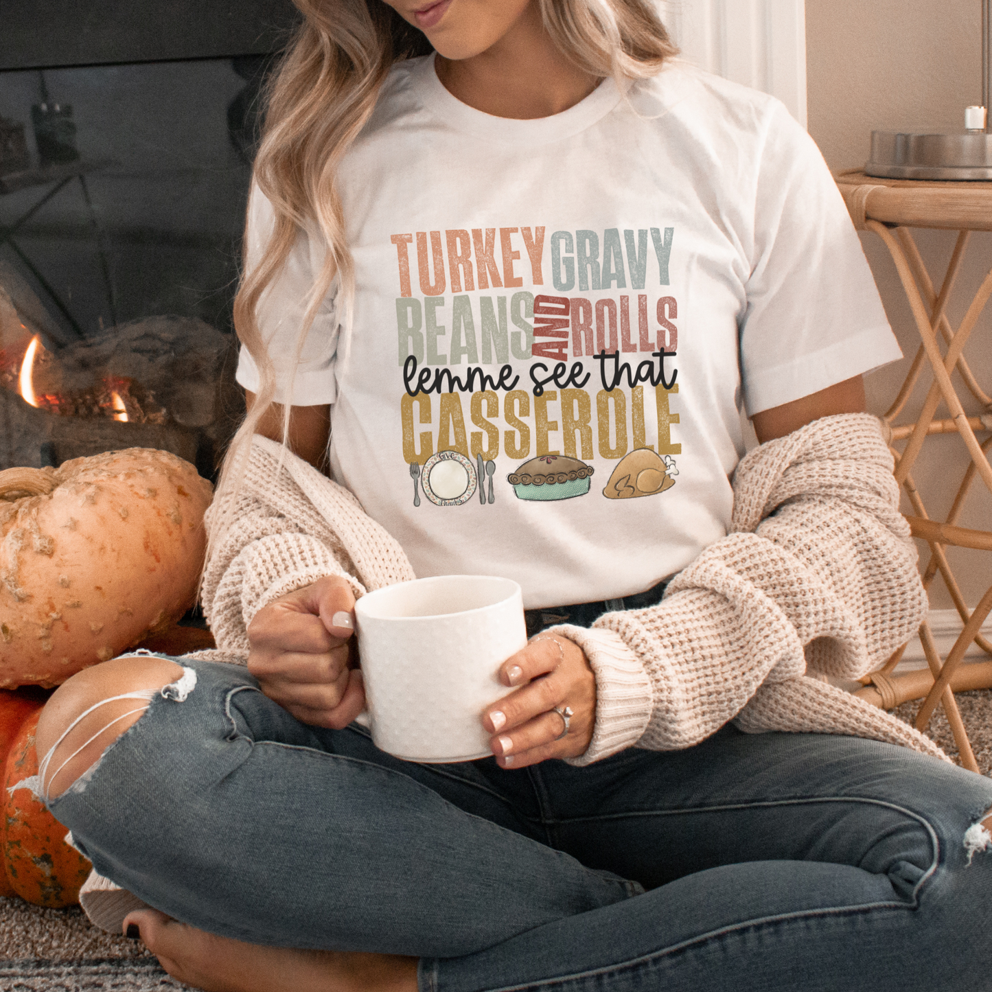 Women's Thanksgiving Fall Tshirt