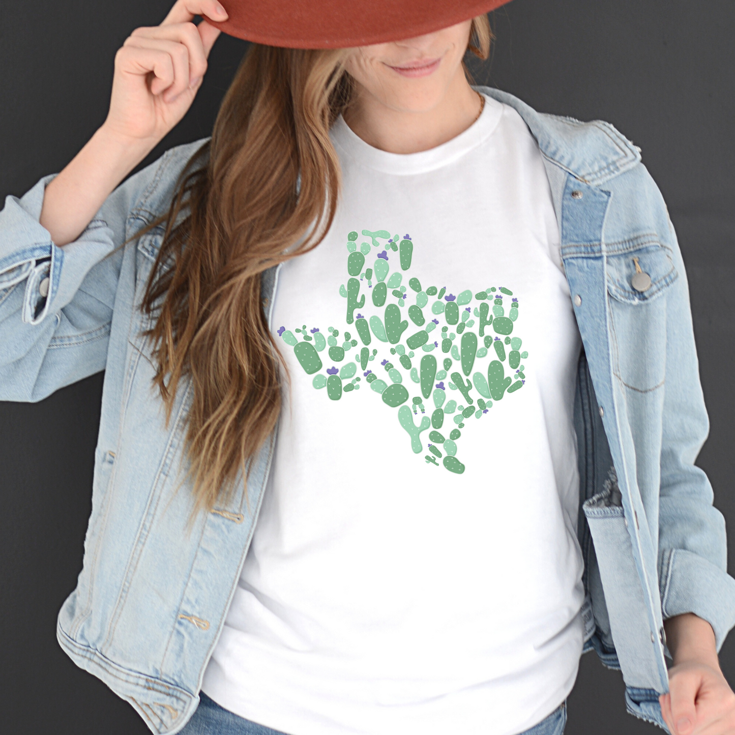 State of Texas Cactus Women's Graphic Tee