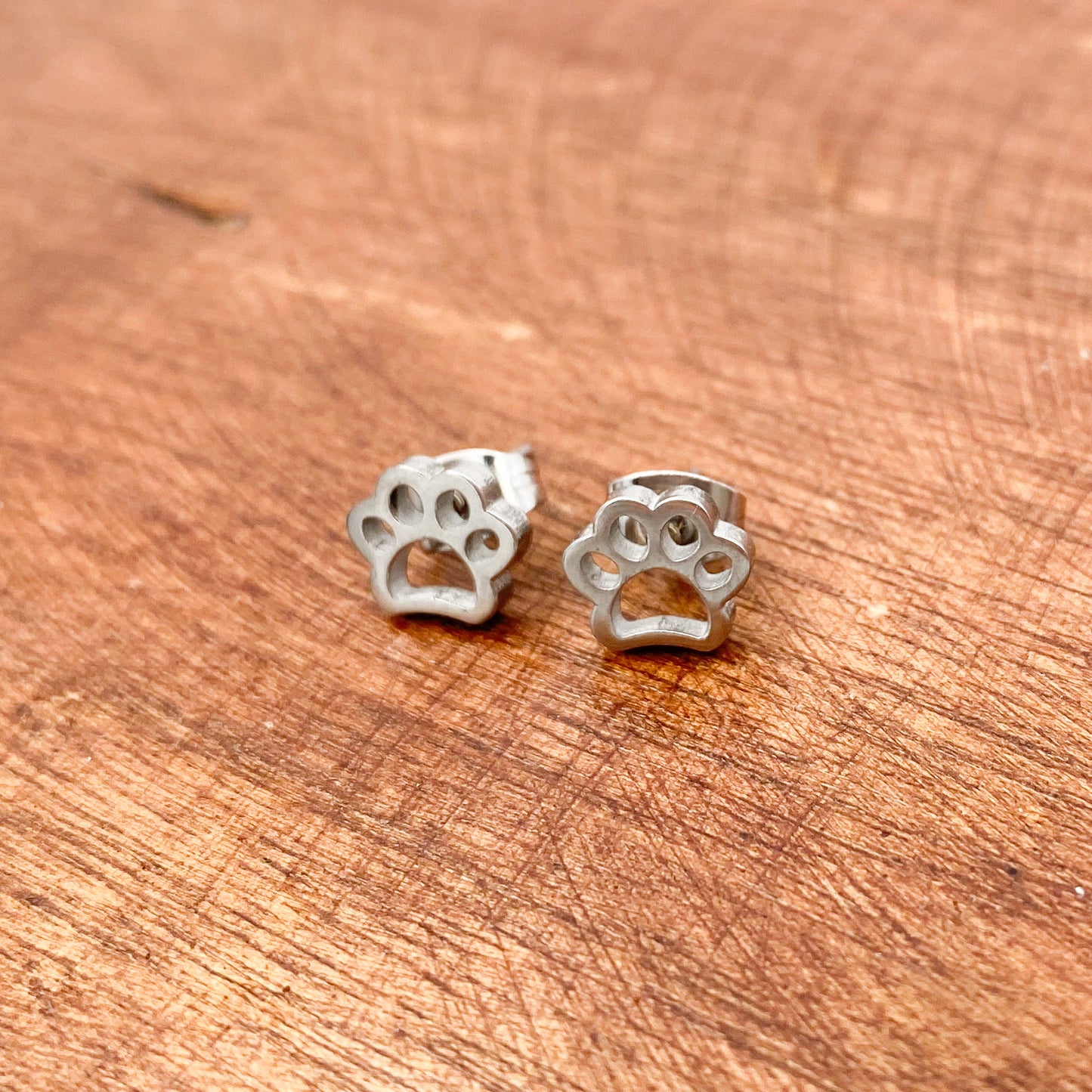 Animal Paw Print Earring