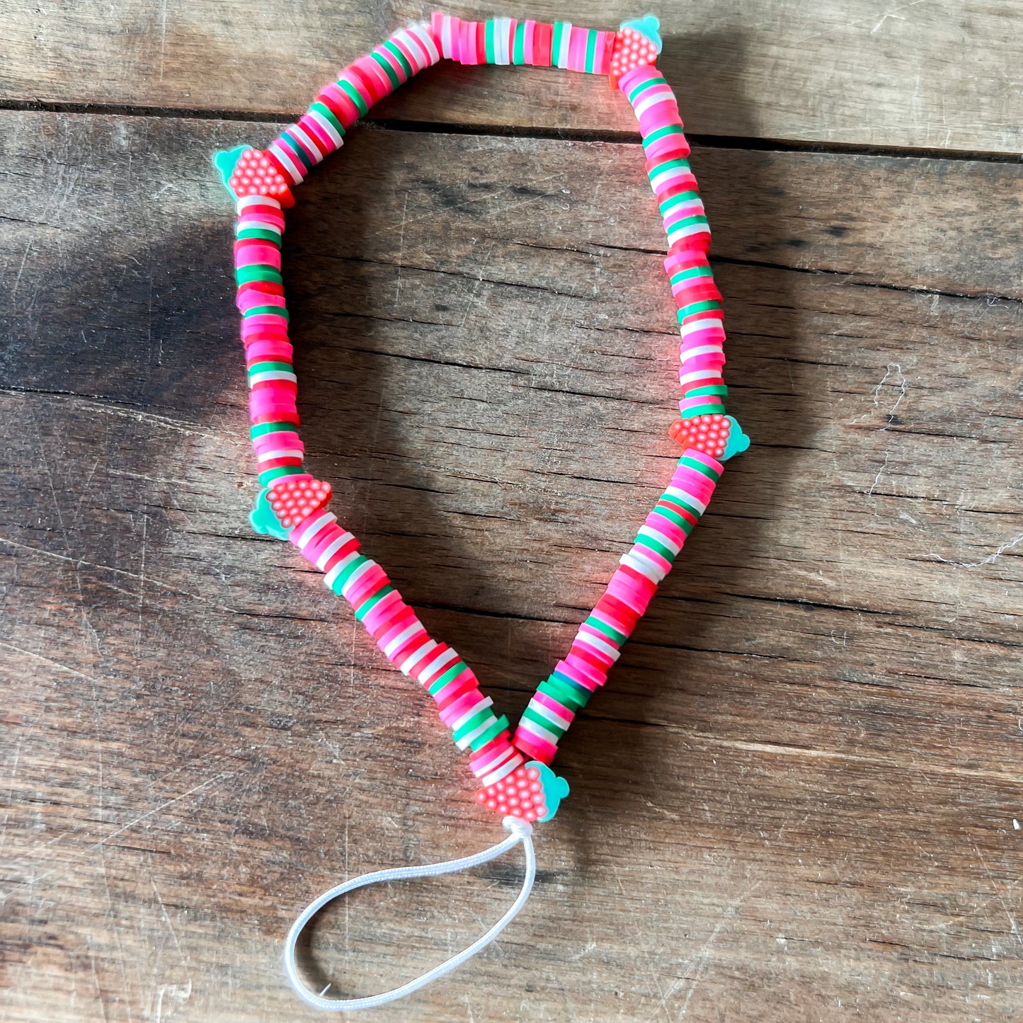 Strawberry Multicolored Phonecase Lanyard