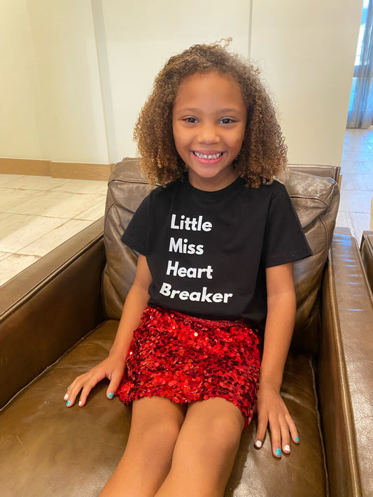 Little Miss Heart Breaker toddler tshirt