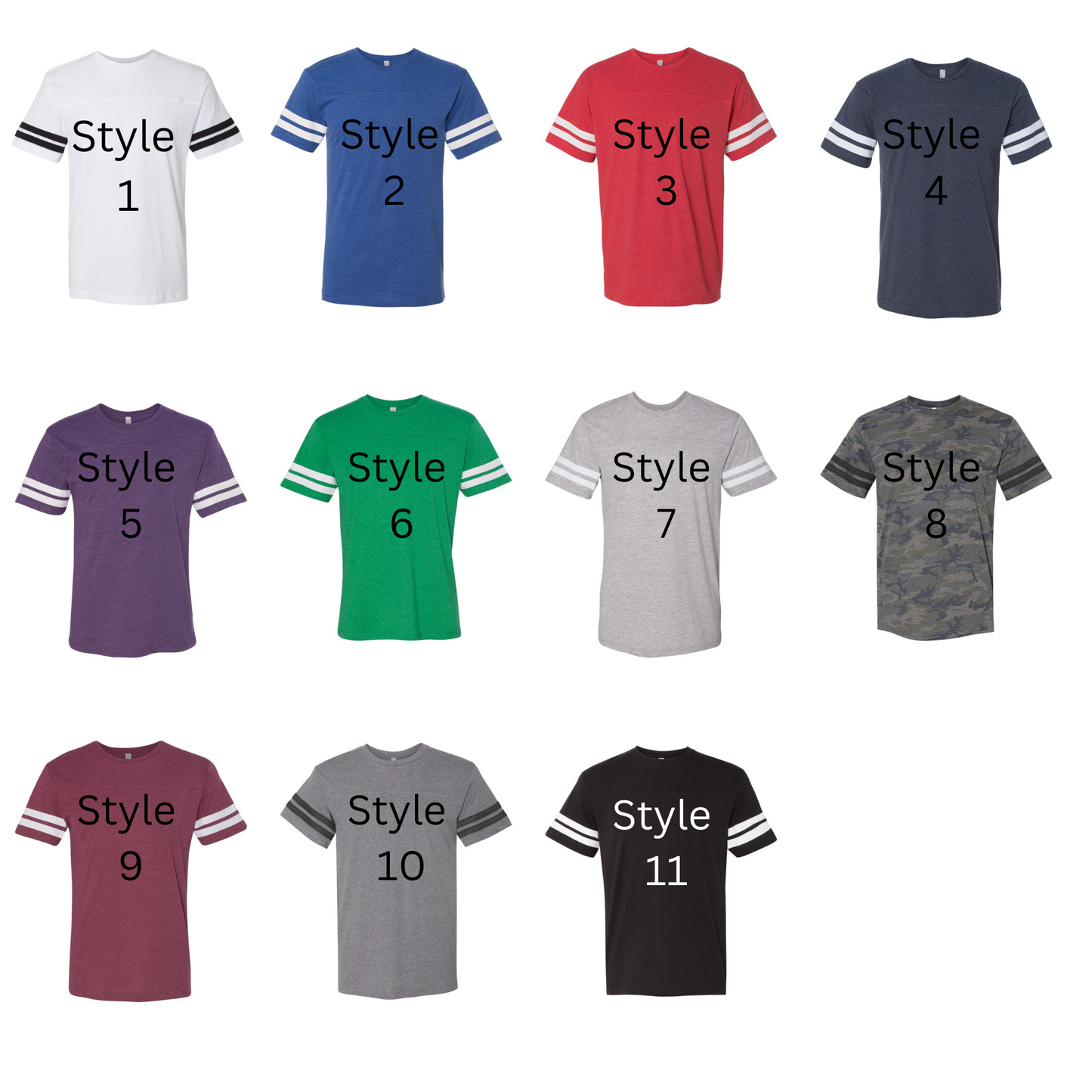 Game Day Striped Tshirts