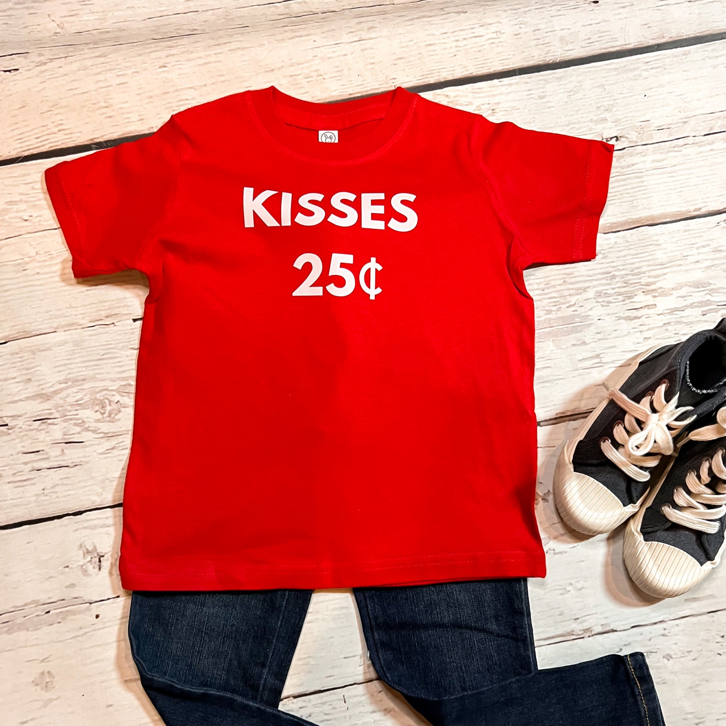 Kisses 25 cents toddler tshirt