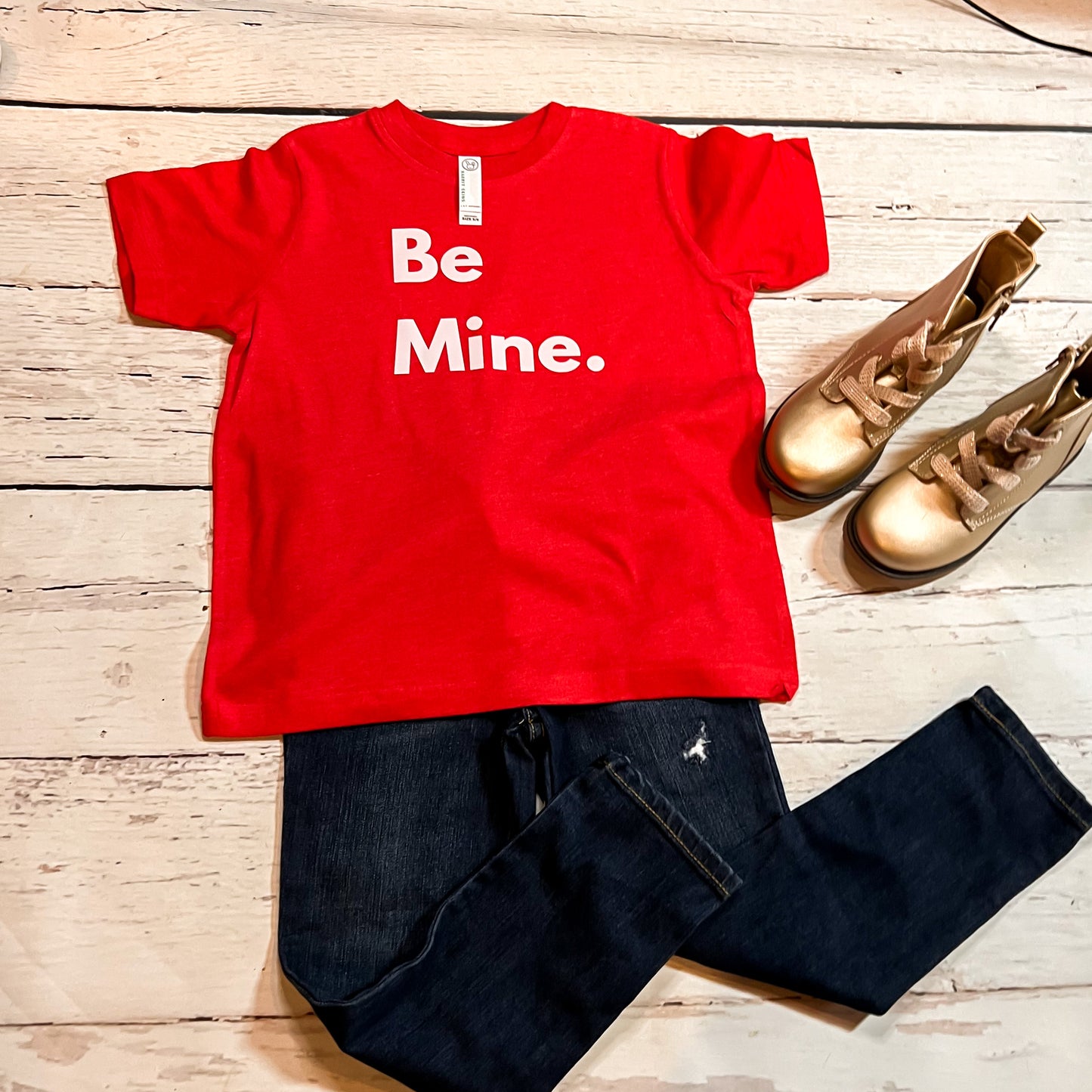 Be Mine toddler tshirt