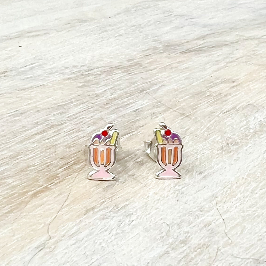 Milkshake Sterling Earrings