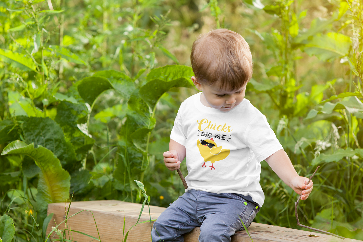 Chicks Dig me Toddler tshirt