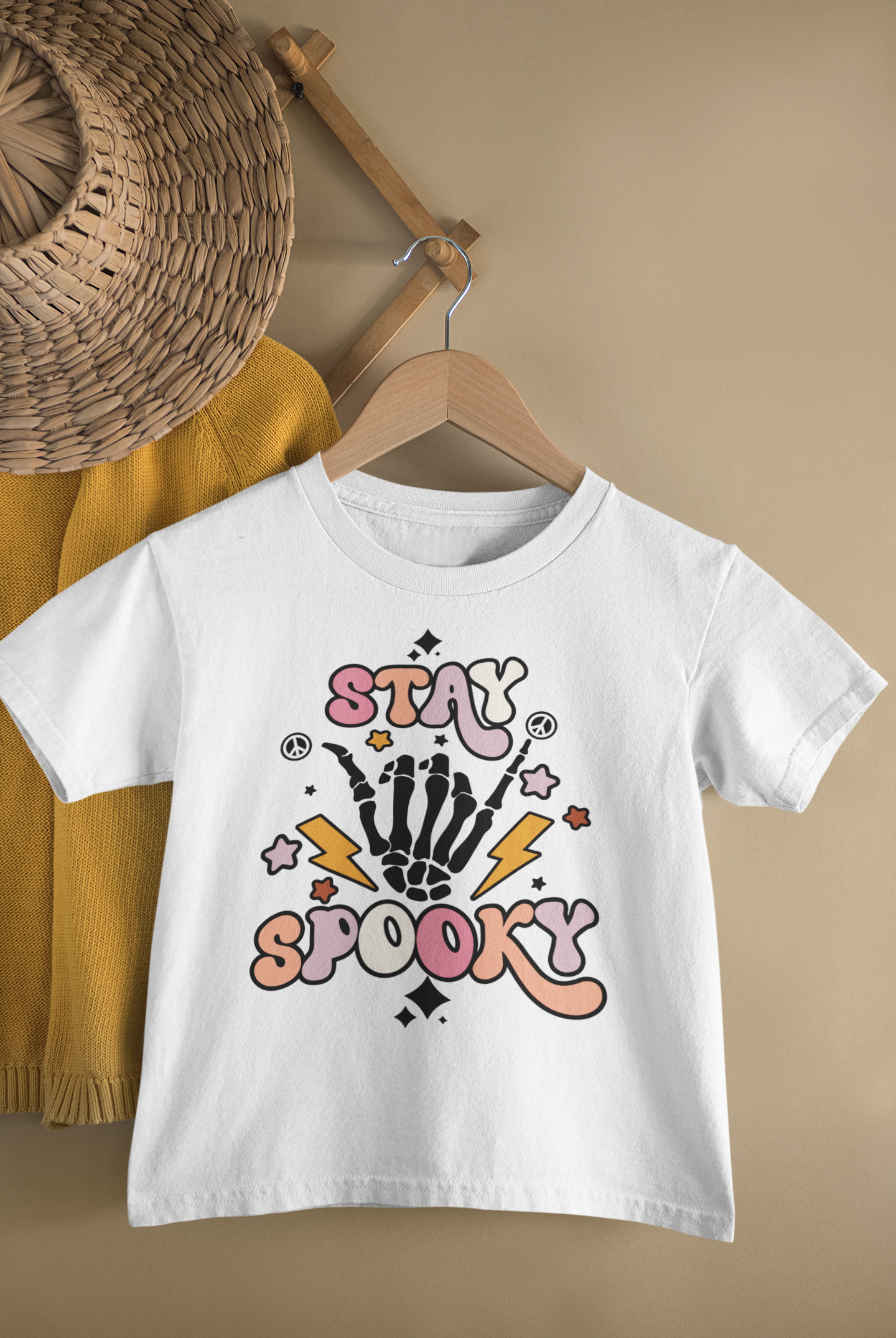 Stay Spooky Halloween Skeleton Hand Shirt