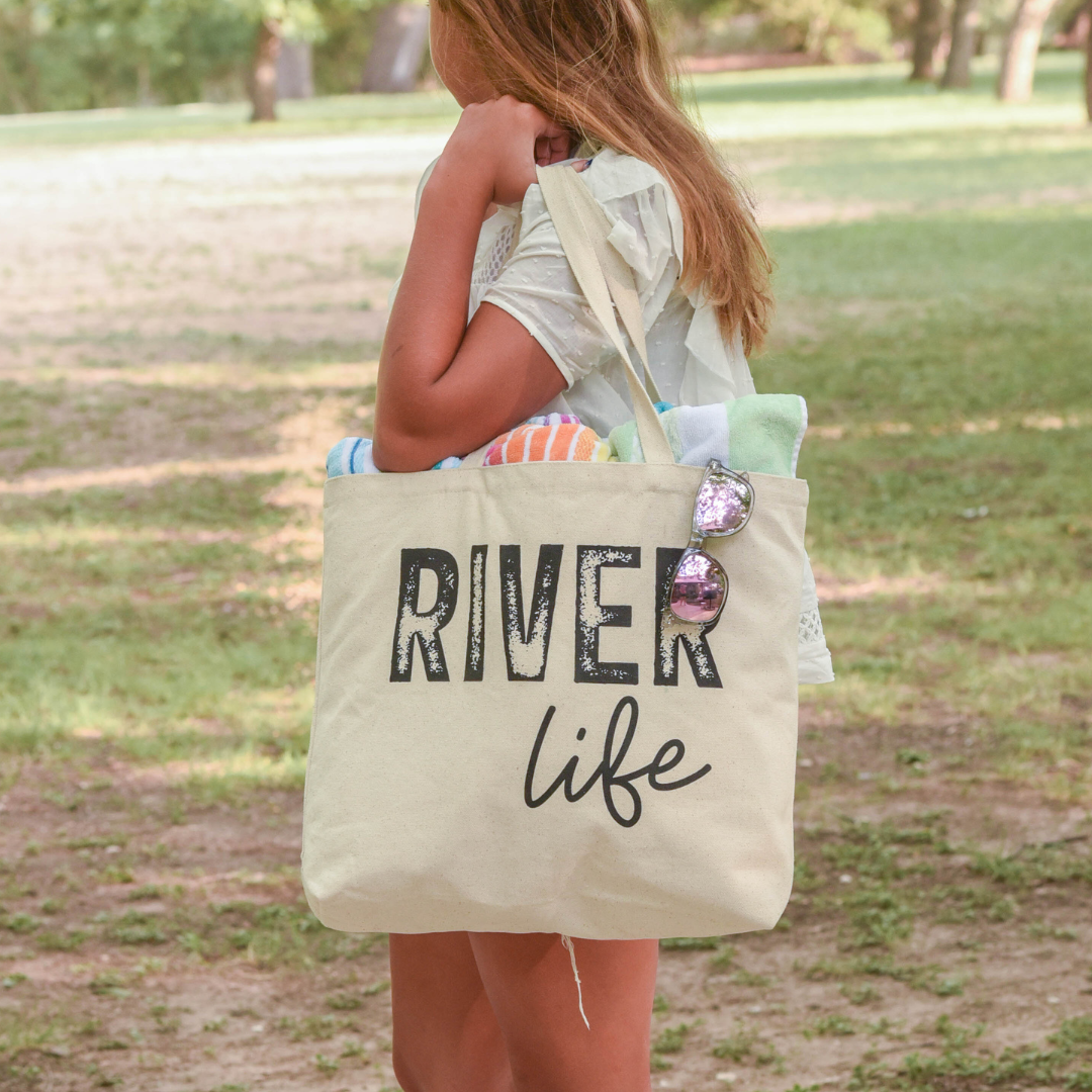 Water Lover Canvas Tote Bags