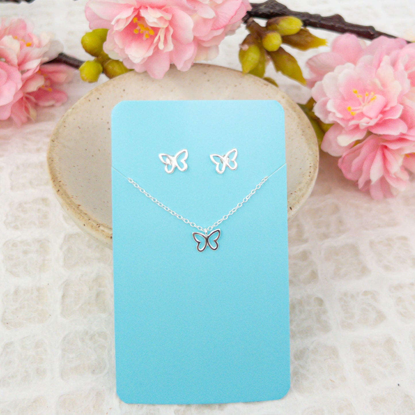 Butterfly earring set